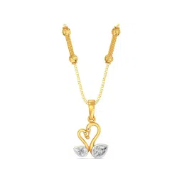 Joyalukkas 22k Gold Swan Love Pendant-picture-20