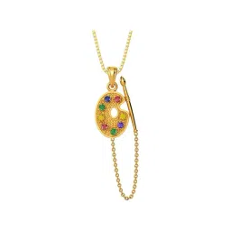 Joyalukkas 22k Gold Wild Color Palette Gold Necklace-picture-13