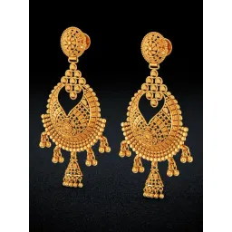 Joyalukkas 22k Ornate Golden Chand Bali for Women & Girls-picture-36
