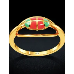 Joyalukkas 22k Oval Orb Golden Ring-picture-17