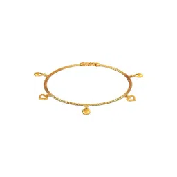 Joyalukkas 22k Yellow Gold Love's Dew Chain Bracelet-picture-15