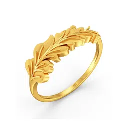 Joyalukkas 22Kt Gold Foliate Inspired Finger Ring - 2.55 g-picture-52