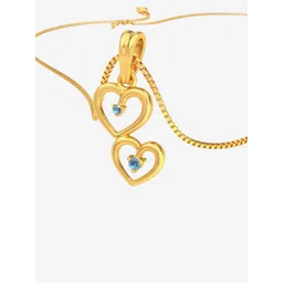 Joyalukkas 22KT Gold Heart Pendant - 1.408 g-picture-24