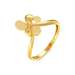 Joyalukkas 22Kt Gold Leafy Symphony Elegance Finger Ring - 2.25 g-picture-40