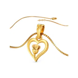 Joyalukkas 22Kt Gold Love Blossom Pendant - 1.47 g-picture-12