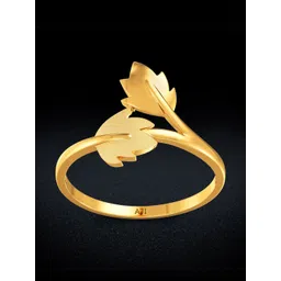 Joyalukkas 22Kt Gold Radiant Foliage Harmony Finger Ring - 2.316 g-picture-43