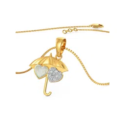 Joyalukkas 22KT Gold Umbrella Heart Pendant - 2.275 g-picture-31