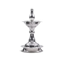 Joyalukkas 92.5 Sterling Silver Diya Stand - 120.4 gm-picture-11
