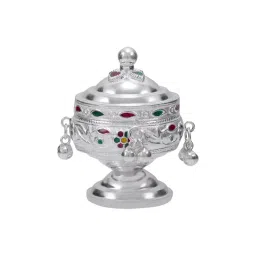 Joyalukkas 92.5 Sterling Silver Sindoor Box - 31.32 gm-picture-26
