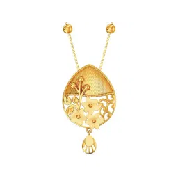 Joyalukkas Delicate Blossomy 22k Yellow Gold Necklace for Women-picture-28