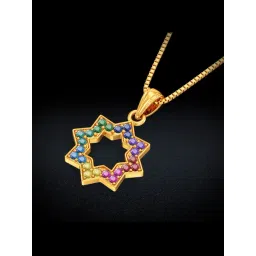 Joyalukkas Gold 22K Chroma Glimmer Locket Pendant for Women-picture-32