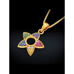 Joyalukkas Gold 22K Color Cascade Locket Pendant for Women-picture-28