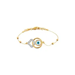 Joyalukkas Gold 22K Elegant Enchantment Evil Eye Barcelet for Women-picture-15