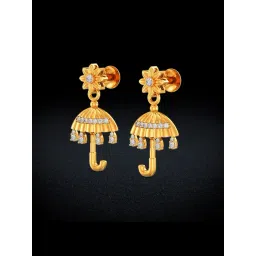 Joyalukkas Gold 22K Shade Dangler Earrings for Women-picture-40