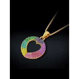 Joyalukkas Gold 22K Vivid Spectrum Locket Pendant for Women-picture-36