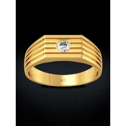Joyalukkas Men 22KT Dollar Signet Gold Ring 5.49 g-picture-17
