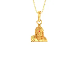 Joyalukkas Men 22KT Gold Lord Hanuman Pendant - 1.947 g-picture-38