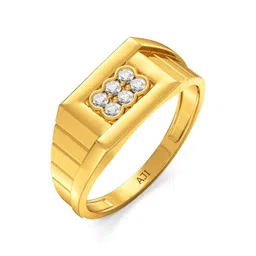 Joyalukkas Men 22Kt Gold Radiant Elegance Shining Finger Ring - 4.387 g-picture-23