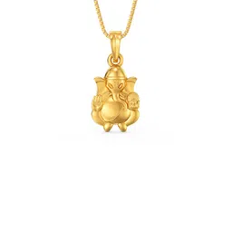 Joyalukkas Men 22KT Gold Shree Ganesh Pendant 2.2 g-picture-14