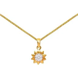 joyalukkas Pride Diamond Collection 18k (750) Yellow Gold and Diamond Pendant-picture-10