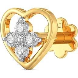 joyalukkas Pride Diamond Collection 18k Yellow Gold and Diamond Nose Pin-picture-26