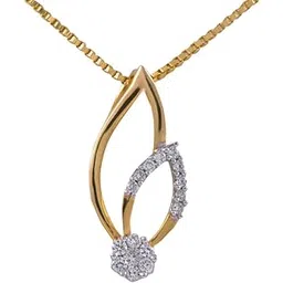 joyalukkas Pride Diamond Collection 18K Yellow Gold and Diamond Pendant-picture-32