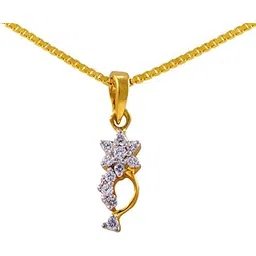 joyalukkas Pride Diamond Collection 18K Yellow Gold and Diamond Pendant-picture-38