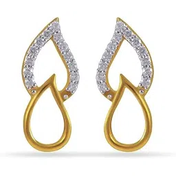 joyalukkas Pride Diamond Collection 18k Yellow Gold Stud Matching Earrings-picture-27