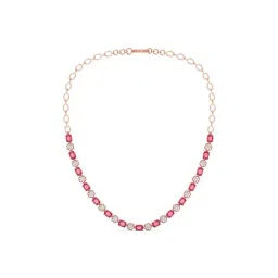 Joyalukkas Treasured Legacy 18k Rose Gold & Diamond Necklace for Women-picture-19