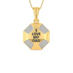 Joyalukkas Unisex 22KT Gold Fathers Special Pendant - 1.902 g-picture-54