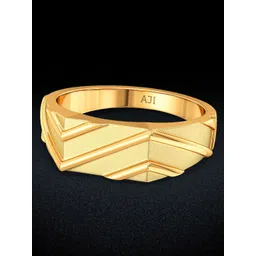 Joyalukkas Unisex Kids Solid Textured Gold Ring-picture-44