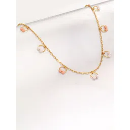 Joyalukkas Women 22KT Beaded Statement Gold Necklace 5.52 g-picture-20