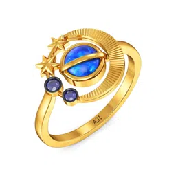 Joyalukkas Women 22Kt Gold Astral Harmony Finger Ring - 3.166 g-picture-49