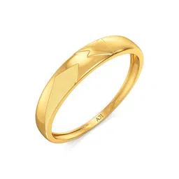 Joyalukkas Women 22Kt Gold Celestial Harmony Band Finger Ring - 2.005 g-picture-10