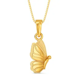 Joyalukkas Women 22Kt Gold Love Flutter Butterfly Pendant - 1.712 g-picture-40