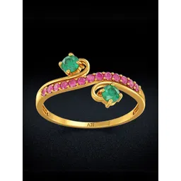Joyalukkas Women 22Kt Gold Sparkle Finger Ring - 2.694 g-picture-48