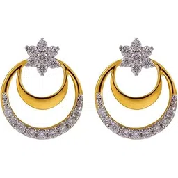 joyalukkas Women's & Girl's 18K Yellow Gold And Diamond Stud Earrings-picture-28