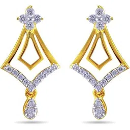 joyalukkas Women's & Girl's Pride Diamond Collection 18K Yellow Gold Stud Matching Earrings-picture-38