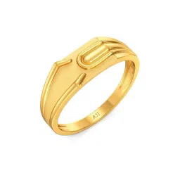Joyalukkas Yuva Collection Funky Designer 22k Gold Casual Ring for Men-picture-14