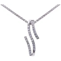 Pride Diamond Collection 18K White Gold and Diamond Pendant-image-0