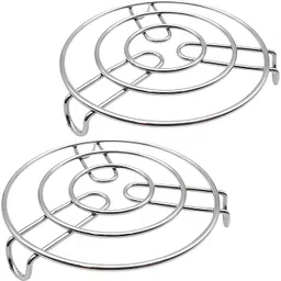 joyful SS-TRIVET-COOKSTAND-02 Polished Chrome Finish Trivet-picture-17