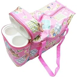 joyfullkollection Presents Newborn Baby Multipurpose Mother Bag with Holder and Warmer Bag Dipper Changing Multi Compartment Maternity Handbag Messenger Bag with Warmer-picture-31