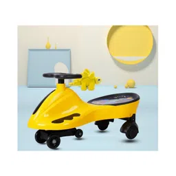 JoyRide Carnival Premium Swing Car Ride on for kids, Magic car for Boys & Girls 1+ years Rideons & Wagons Non Battery Operated Ride On - Yellow-picture-20