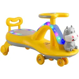 joyride Premium Panda Rapid Swing Car |Dashing Lights Music Rideons & Wagons Non Battery-picture-19