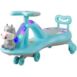 joyride Premium Panda Rapid Swing Car |Dashing Lights Music Rideons & Wagons Non Battery-picture-17