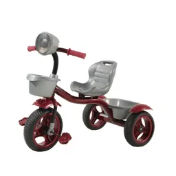 JoyRide Speedo Tricycle-Trike with Dual Storage Basket for Kids with Music and Light - Boys & Girls Age 2 to 4 Years Tricycle - Maroon-picture-24