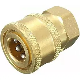 JPT Heavy Duty Pressure Washer Coupler | 1/4-Inch Quick Connect Fitting | Solid Brass Build | Quick Coupler Female Socket-picture-41