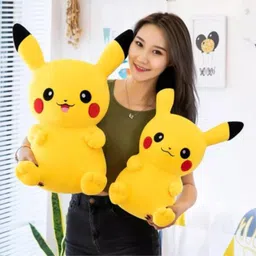 jr jack & rose pikachu Soft Toy best gift Cute & Huggable Plush Toy for Kids - 30 cm-picture-22