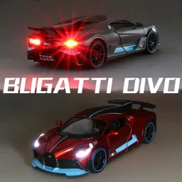 jrclub 1:32 Scale Die-cast Metal Model Bugatti Divo Red Sport Pull Back Car Toys-picture-18