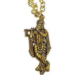 jrg God Krishna/Bal Gopal/Radha Krishna Pendant for Men & Women Pure Antique Gold Lord krishan/Radha Krishna/Bal Gopal Locket for Good Health & Wealth-picture-10